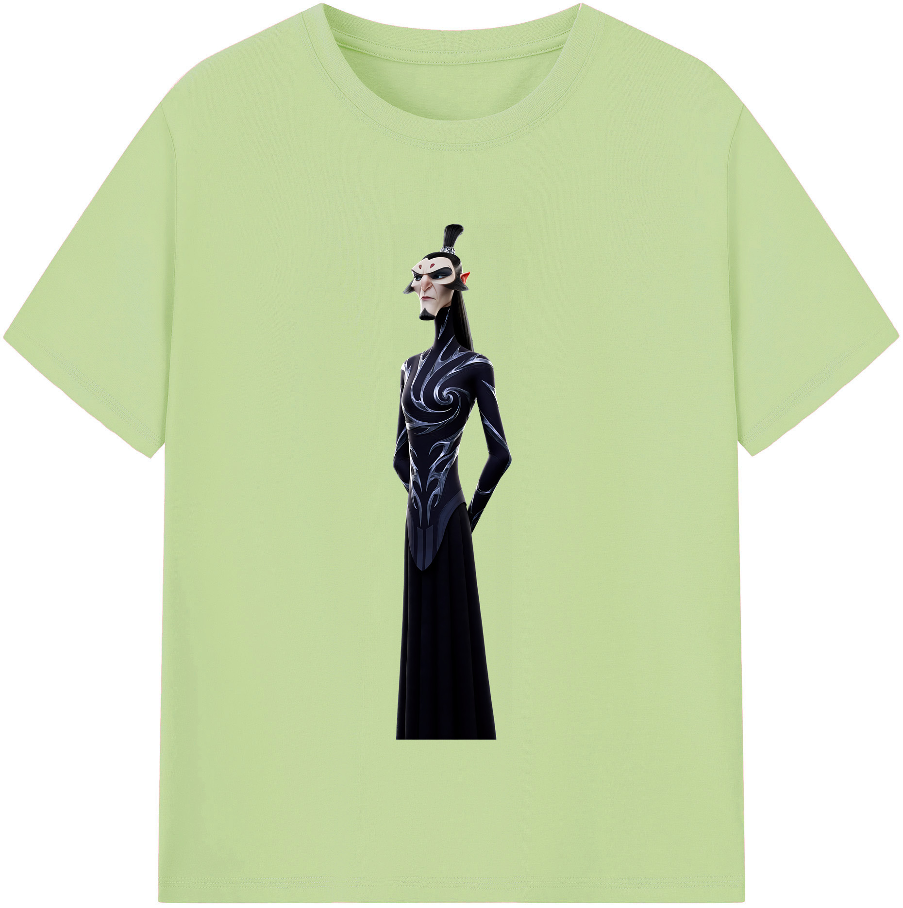 （画像用） Ne Zha 2 ナタ 魔童の大暴れ 綿100％半袖Tシャツ（フロントプリント）